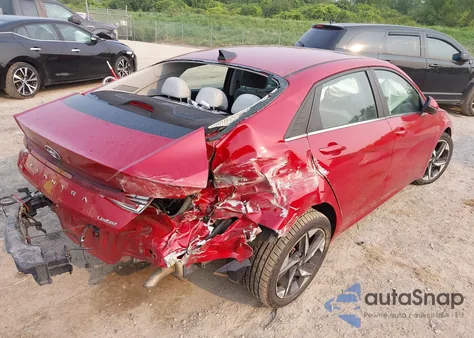 2021 Hyundai Elantra Limited z USA, uszkodzony, nr VIN KMHLP4AG5MU199665